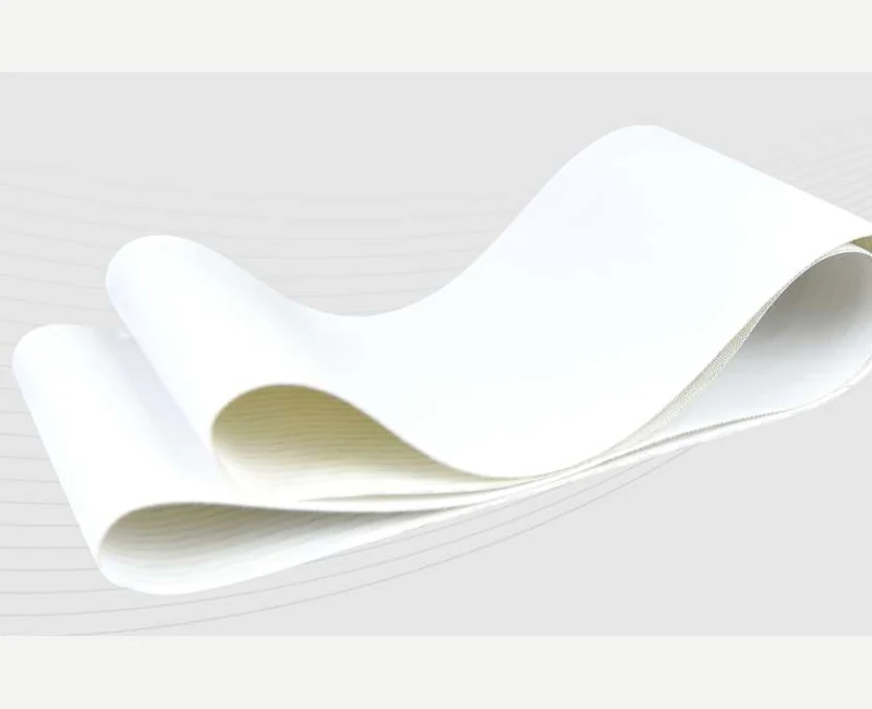 Finger-Spliced Fabric Silicone Belt for Food Processing