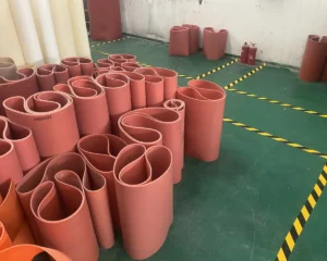 Light Red Silicone Conveyor Belt – photo 3